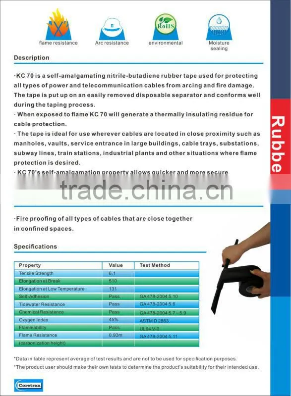 KC70 fireproof material tape