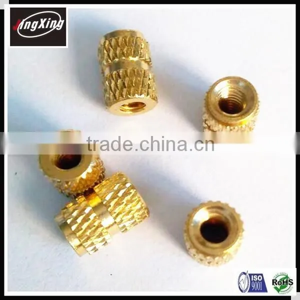 M3X22 Long straight Brass Knurled Threaded Inserts Nut