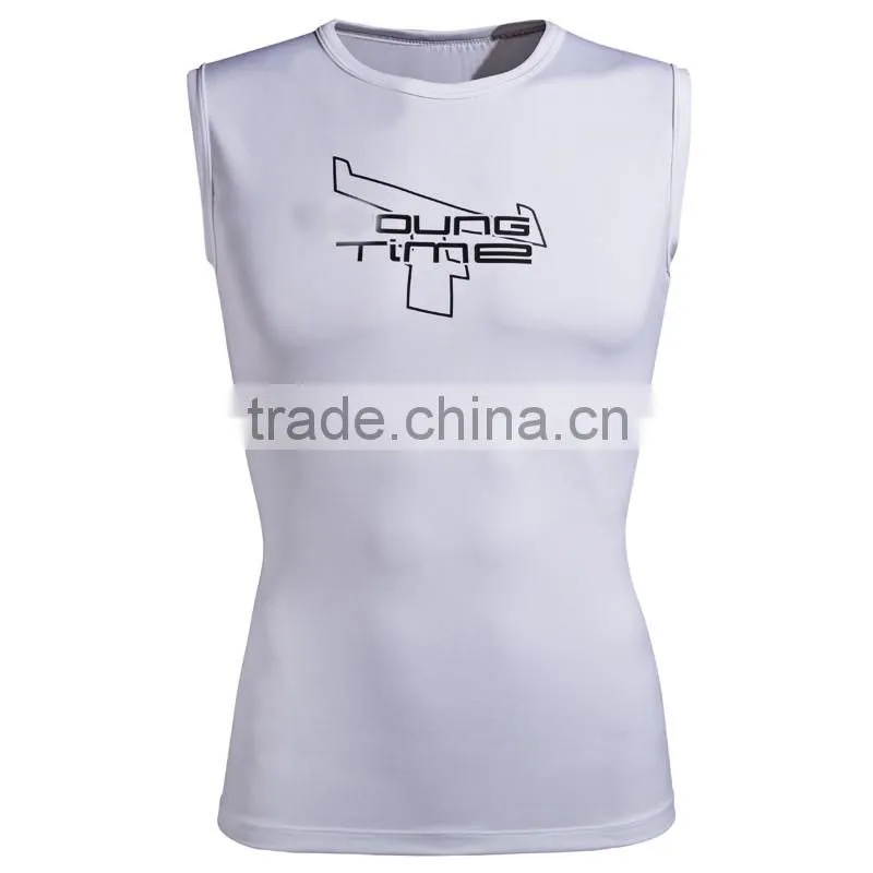 Wholesale custom tank top hot sale running gym compression vest