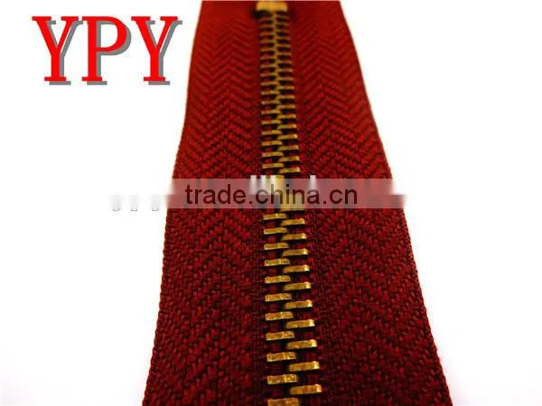nice looking metal zipper for handbags ( close end zipper)