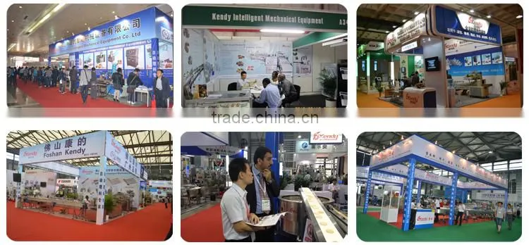 China made dual motor anti fly out cake stacking machine