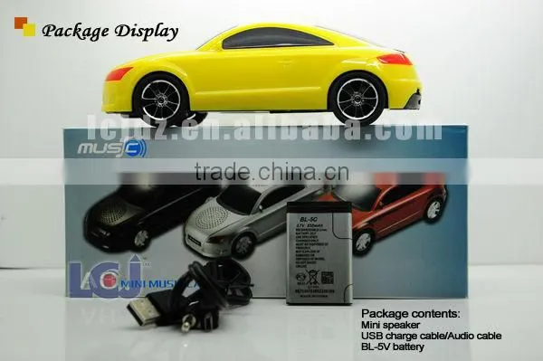 Mini 40mm speaker with fm radio mp3 player