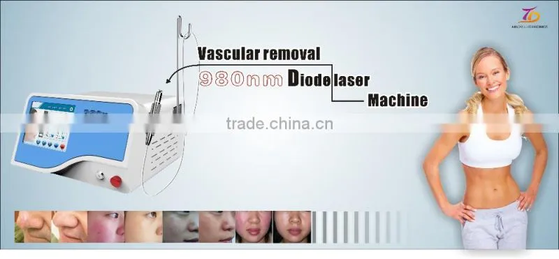 Spider vascular vein removal machine 980nm Diode Laser varicose veins machine