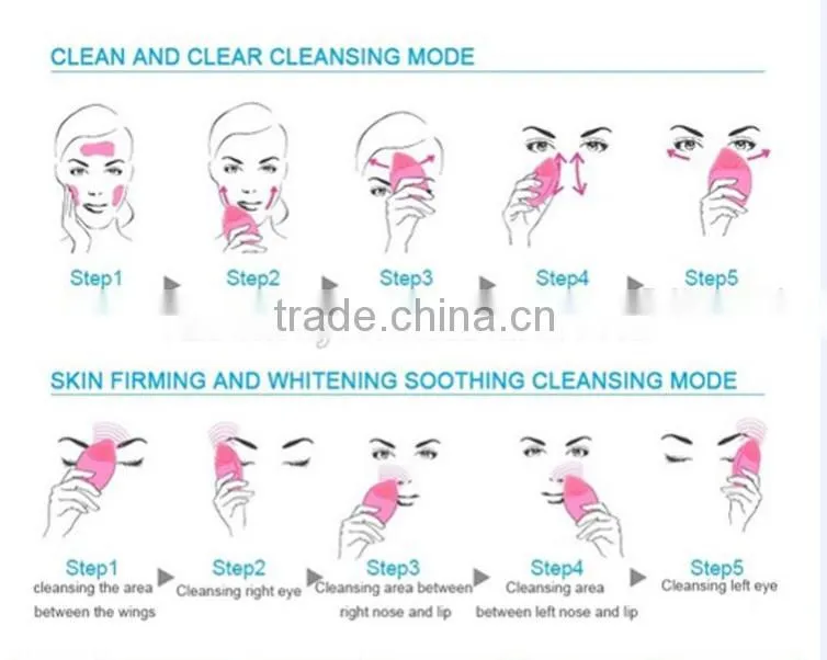 plasma beauty deep cleansing facial machine natural facial brushes