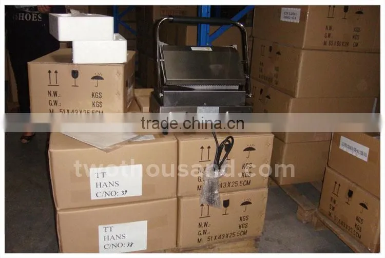 Single Head Commercial Electric Panini Contact Grill, Panini Griddle