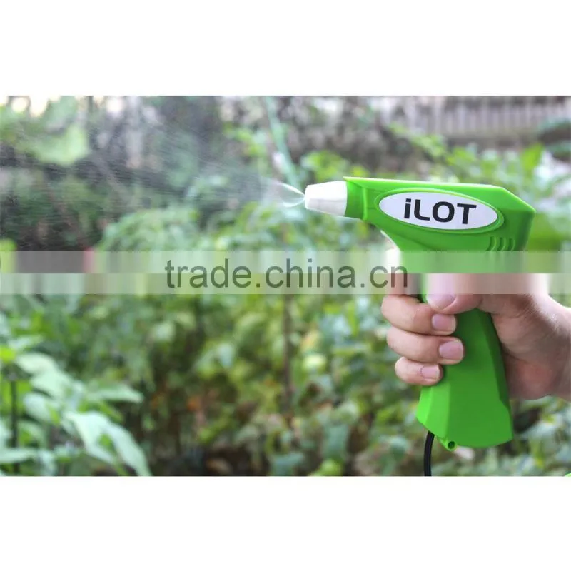 iLOT multi-fuctional battery operated detergent trigger sprayer with 1L bottle