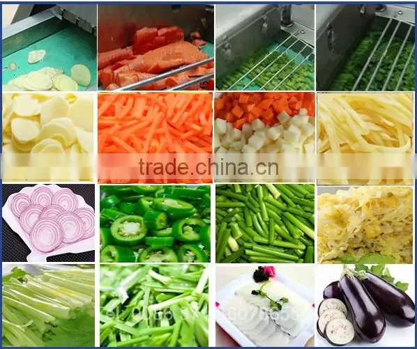 Popular all-purpose vegetable cutter eggplant / pepper and banana cutting machine for sale