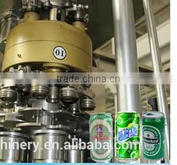 Pop can filling and capping machine for Carbonated beverage