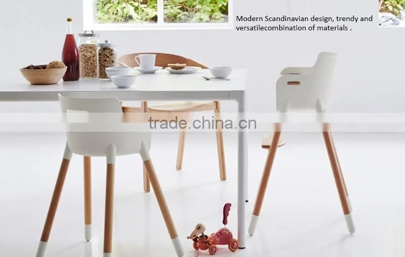 European Style Fashion wood baby high chair baby chair manufacturer