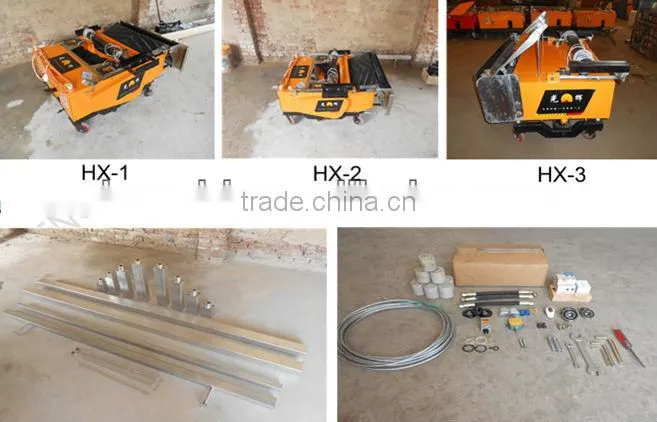 High quality longlife high efficiency wall rendering machine / wall plastering machine for sle