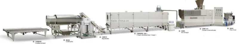 Dog Food Making Machine Dog Chewing Gum Fish Feed Machine with high capacity different colors Jinan Dayi Machinery
