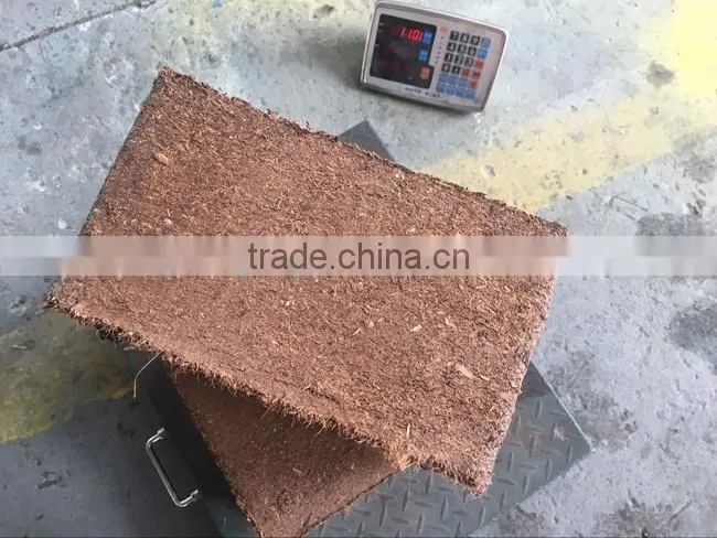 Washing coco peat used to dryer machine and baler machine