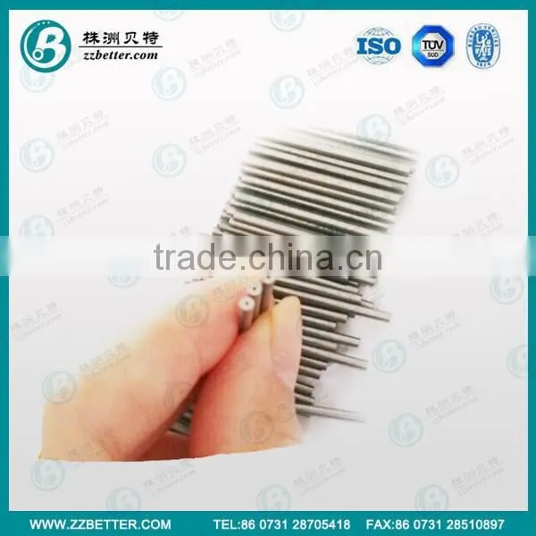 TiC based cermet rods/Titanium carbide rods with one straight hole