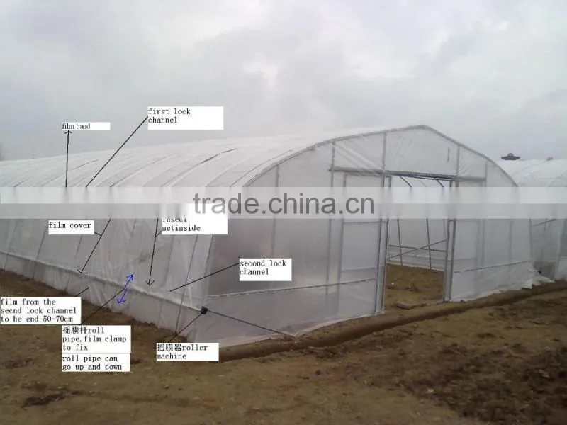 Hot sale poly greenhouse / poly pavement for agriculture