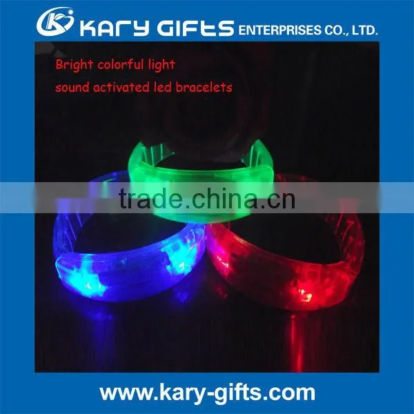 promotional gifts concert decor flashing led light up bracelets