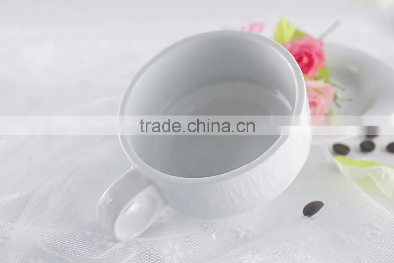 2017 hot sale factory ceramic porcelain decal tea coffee cup set