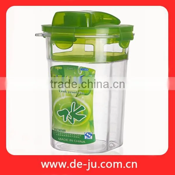 PP Transparent 500ml Four Locks Cap Light Water Bottle With