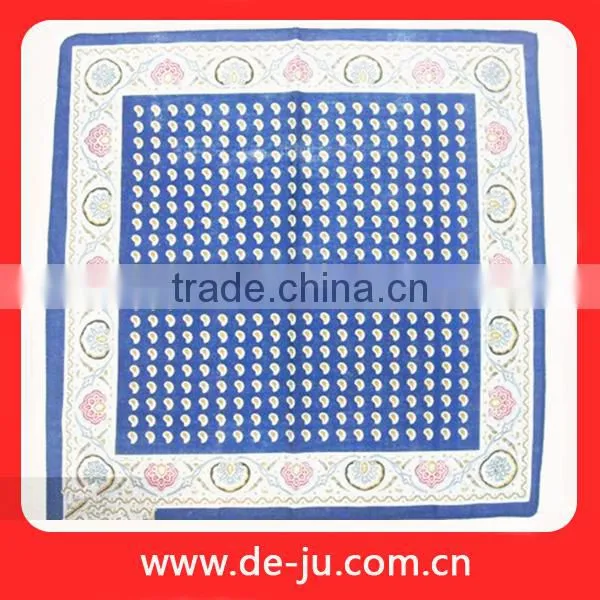 Embroidered Printing Pattern Wholesale Gauze Handkerchief