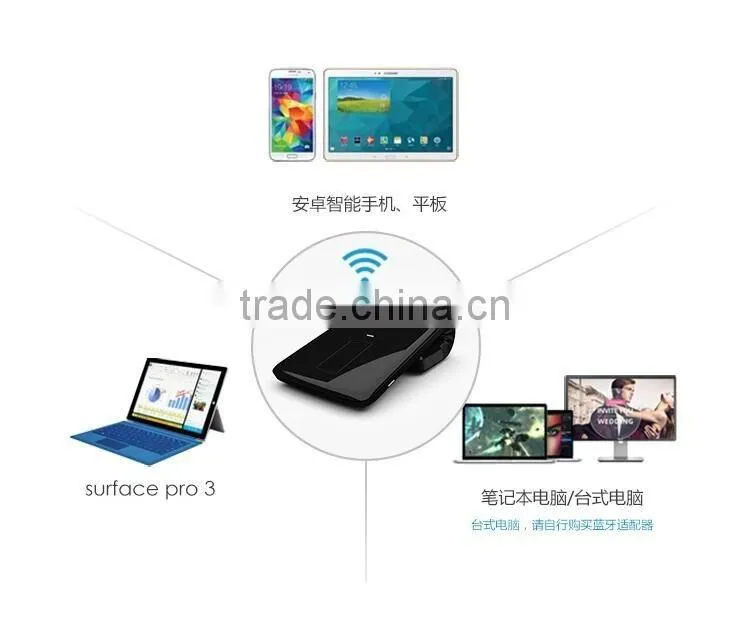 Foldable Bluetooth Wireless Mouse Super Thin High-end Arc Touch Laser Mini 2400DPI Bluetooth Mouse For Official Gifts