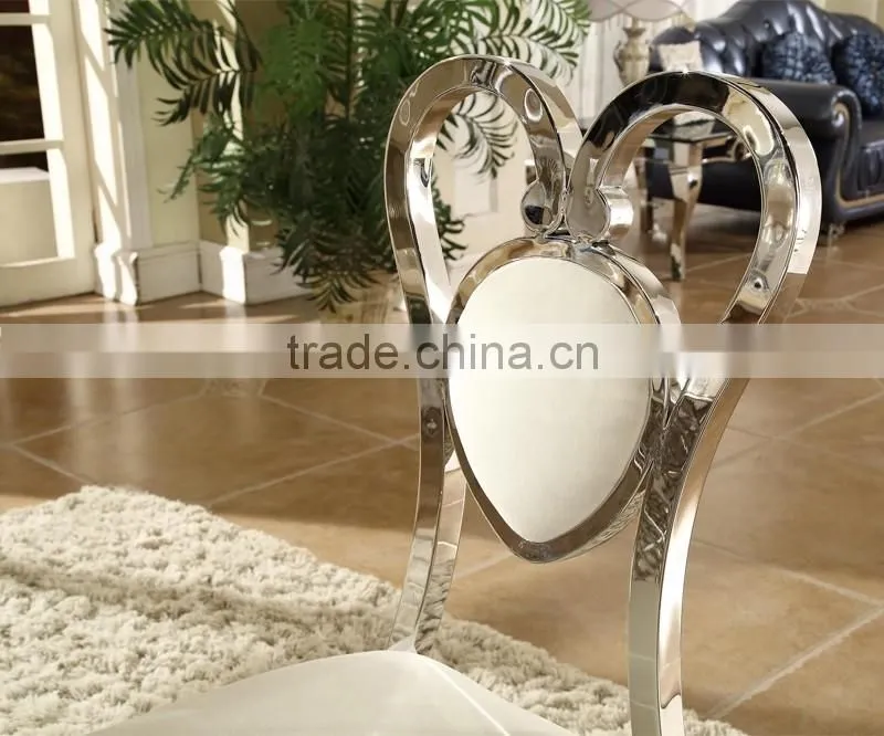 Modern design stainless steeel dining chair home furniture