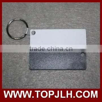 Wholesale sublimation custom keychain promtion gifts keyring