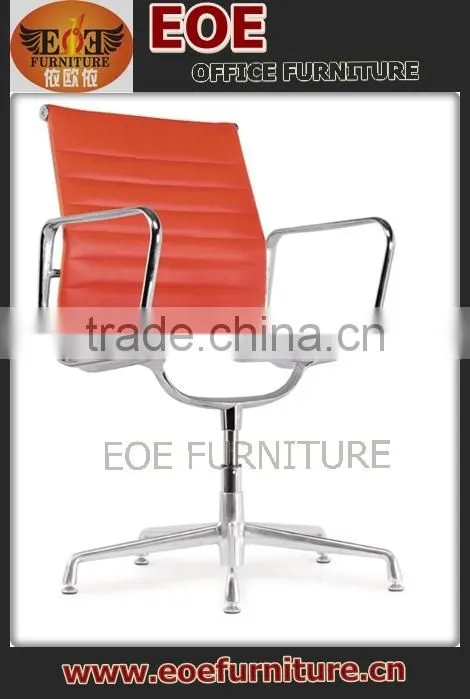 Low price middle back swivel office chair no wheels