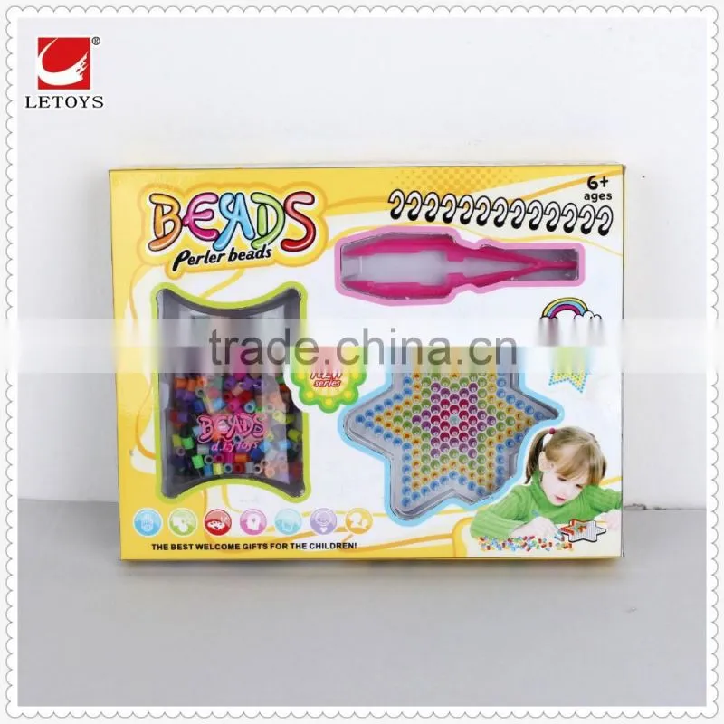 wholesale good quality kids plastic DIY beads toys set