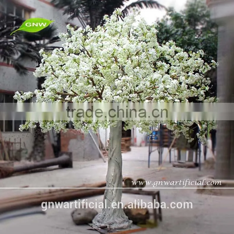 White Trunk Artificial Cherry Blossom Wedding Tree Good Idea for Home Decoration