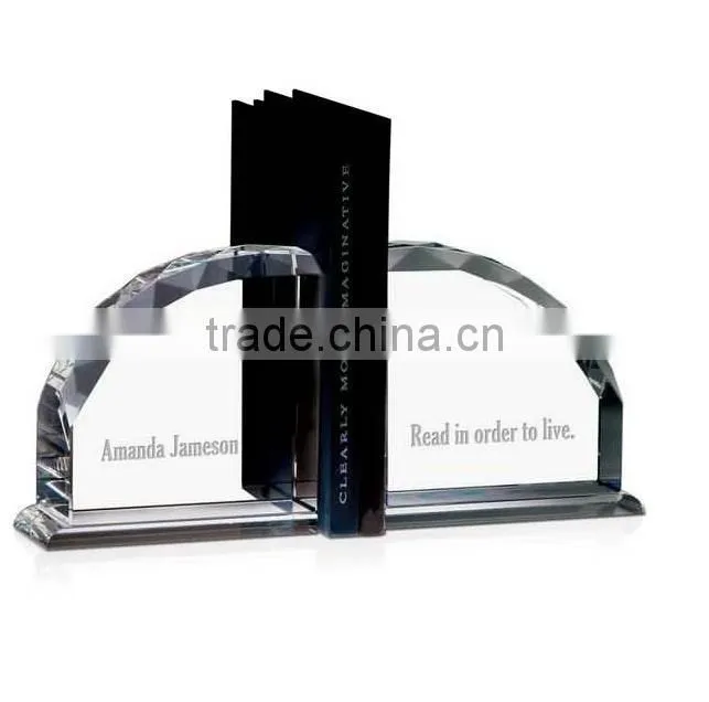 Personalized Crystal Desktop Business Card Holder