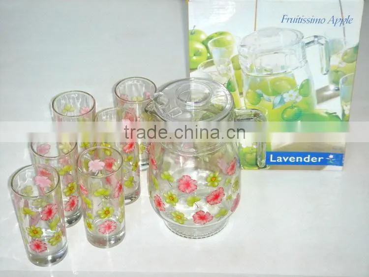 Hot Summer Glass Wine Bottle Set Of Lower Price And Vivid Impression