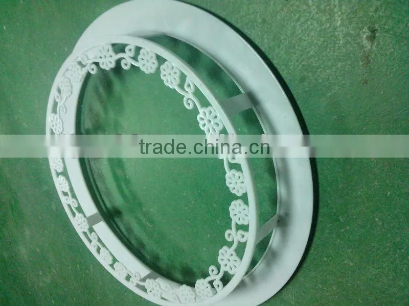 Vacuum suction plastic circular collar cover