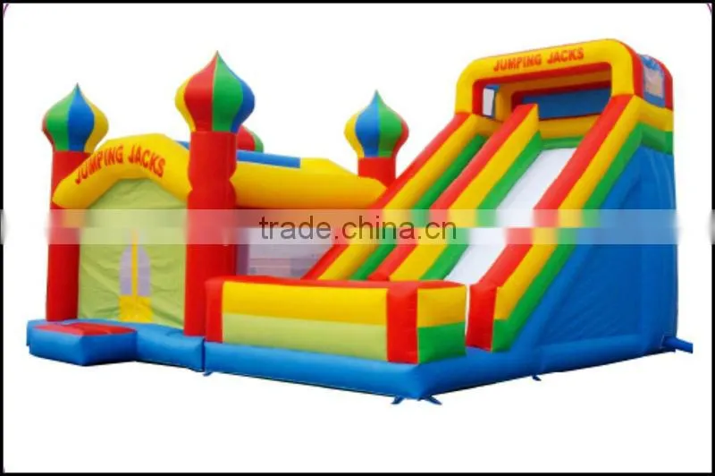 (HD-9606)Happy Island !Funny Safe Kids Inflatable Castle