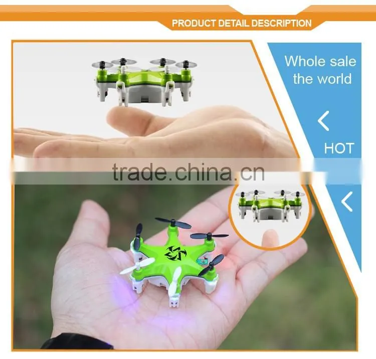 FY805 2.4G 360 degree flip quadcopter LED plane headless model toys rc mini pocket drone alibaba in italiano