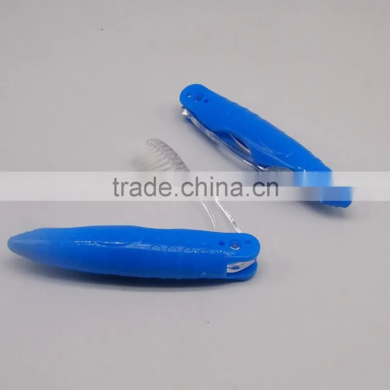 Yangzhou oral health products dental folding hot selling travel toothbrush