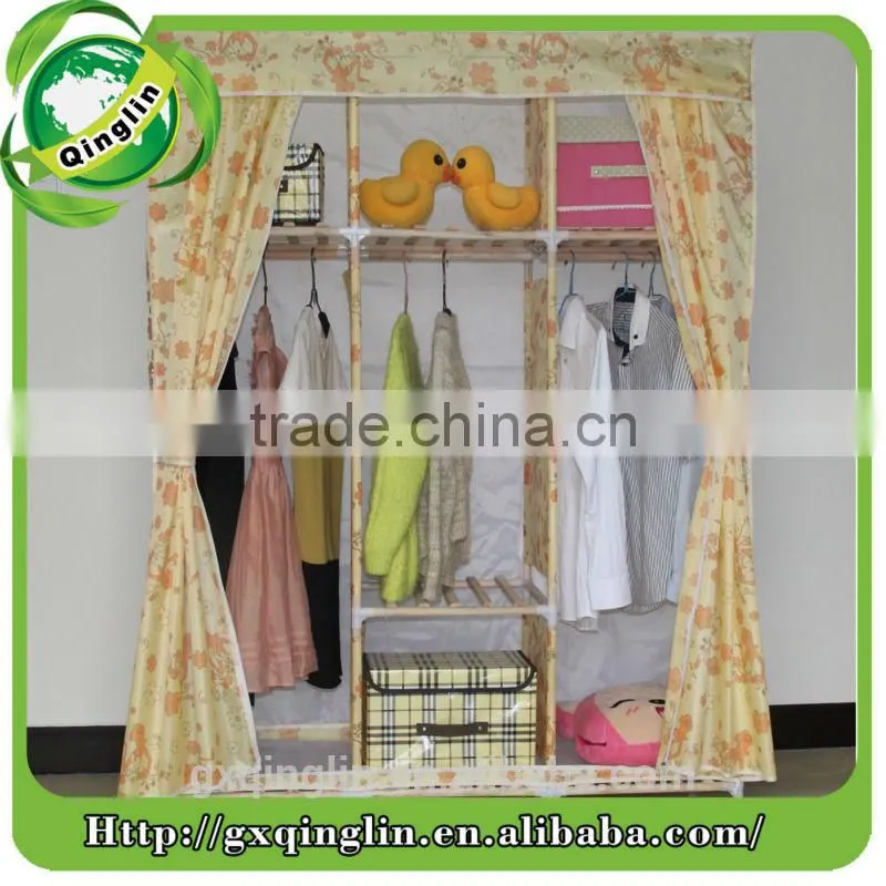 high quality fashion modren portable fabric wardrobe