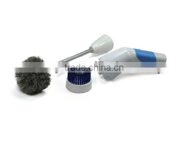 Battery operated electric toilet cleaner