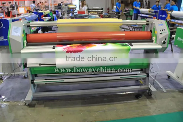 Foot pedal switch roll to roll piece to piece heat-assist Cold laminator