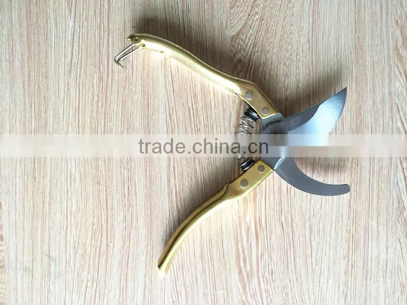 Copper plating handle pruning scissor
