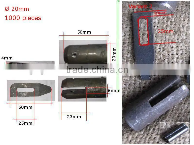 12x50mm diameter scaffolding lock pin