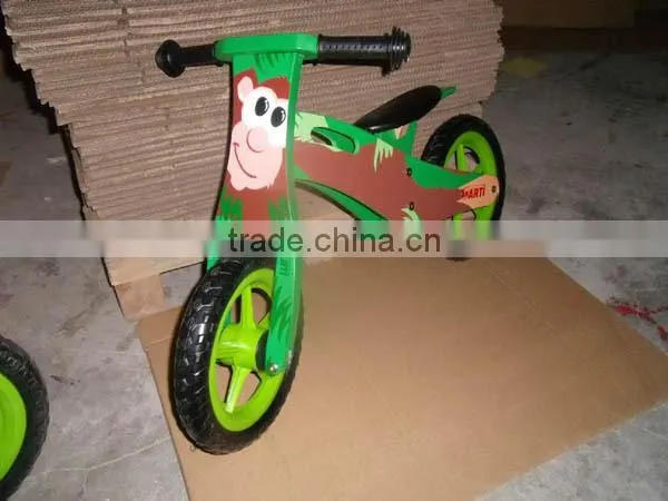 hot sale high quality wooden bike,popular wooden balance bike,new fashion kids bike W16C076-D2