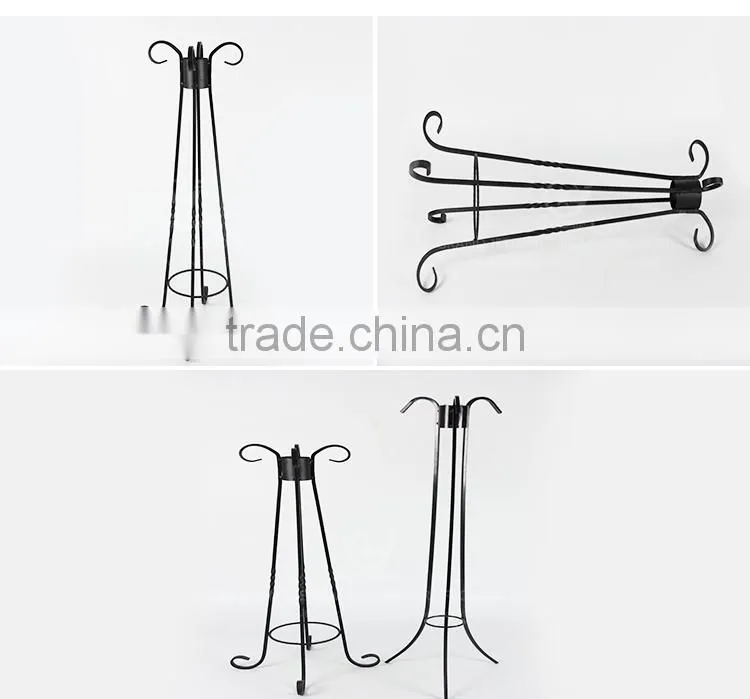outdoor pot plant stand iron pot holder