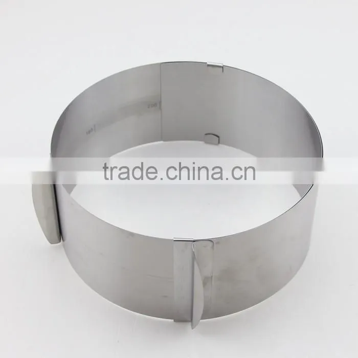 Adjustable Setting Ring Stainless Steel Bakeware Mousse Cake Baking Mold