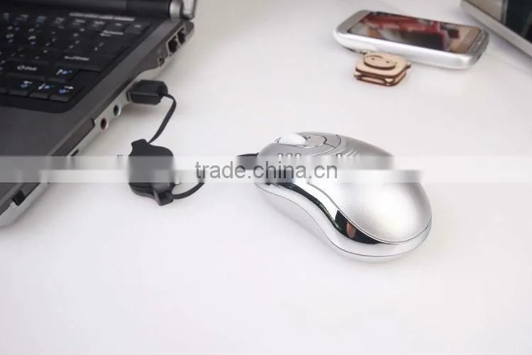 Telescopic line mouse USB petals mouse optical mouse