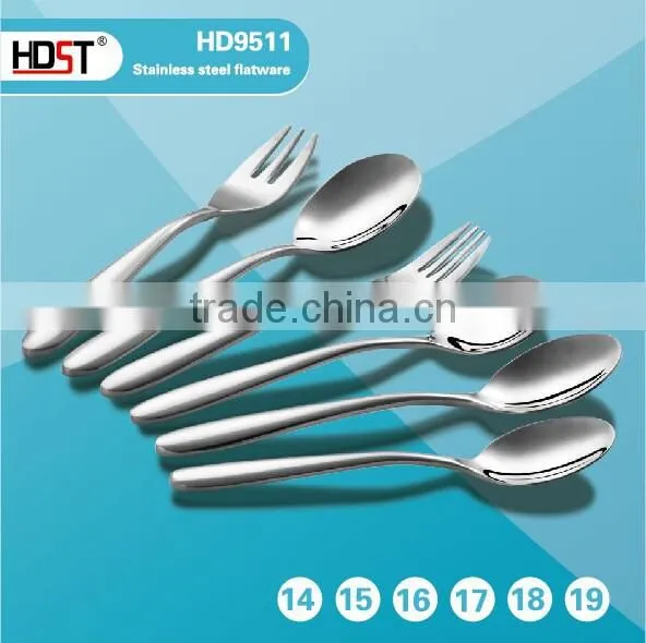 19pcs hot sale for europen marketing bulk cutlery;Guangzhou factory cutlery