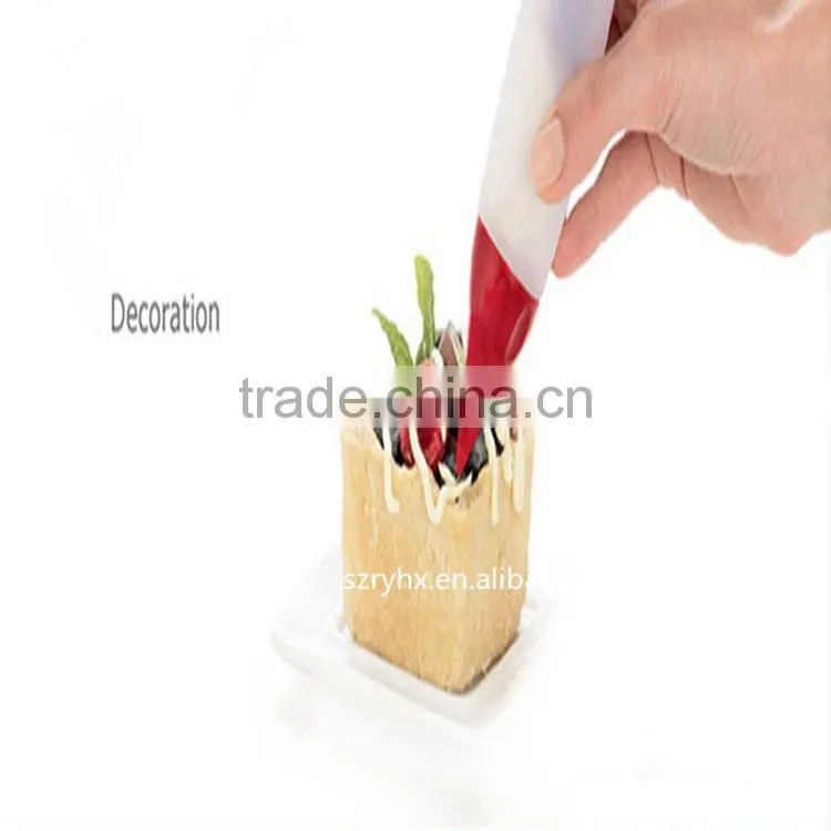 Funny silicone cake and chocolate decorating pen cake mould silicone cream pen