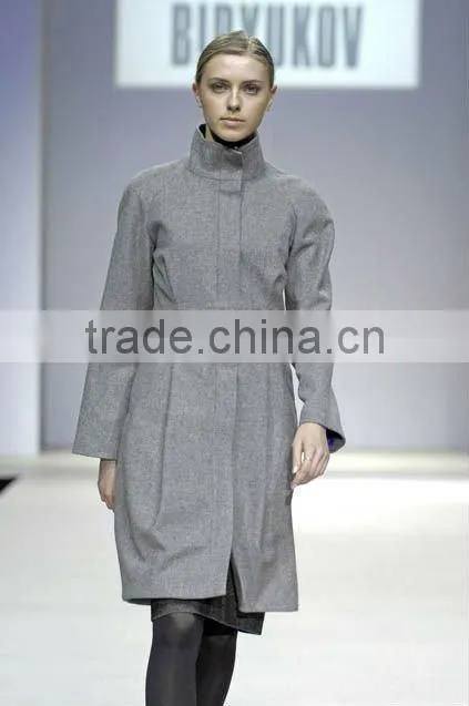 ladies wool fashion coats woollen long coats
