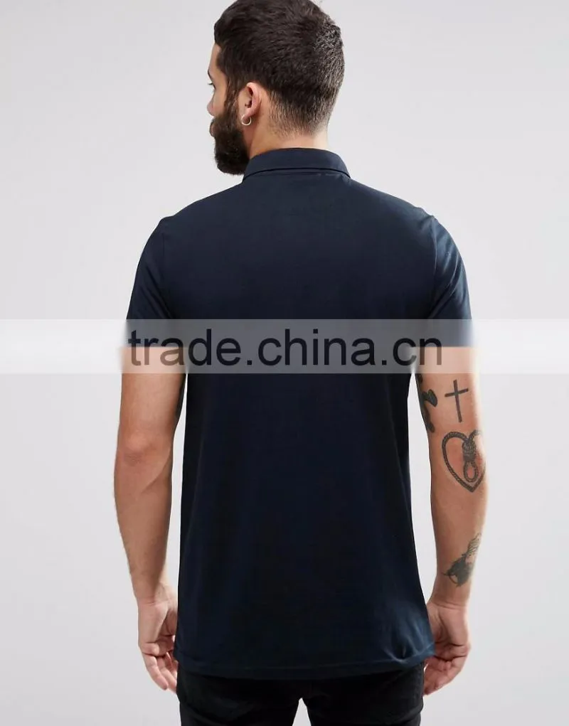 MGOO Hot Sale Summer Casual 180g 100% Cotton Custom Short Sleeve Mens POLO T-shirt With Chest Pocket