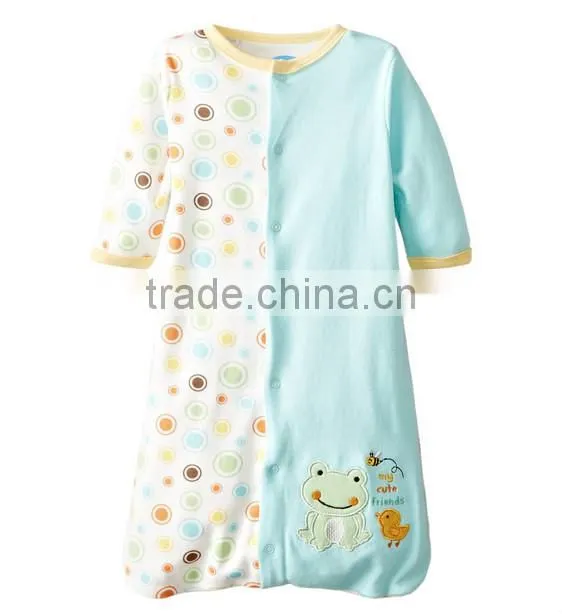 China alibaba applique wearable cotton baby sleeping sacks