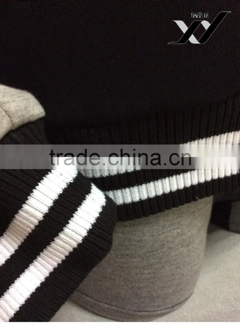 wholesale black and gray custom varsity jackets for men