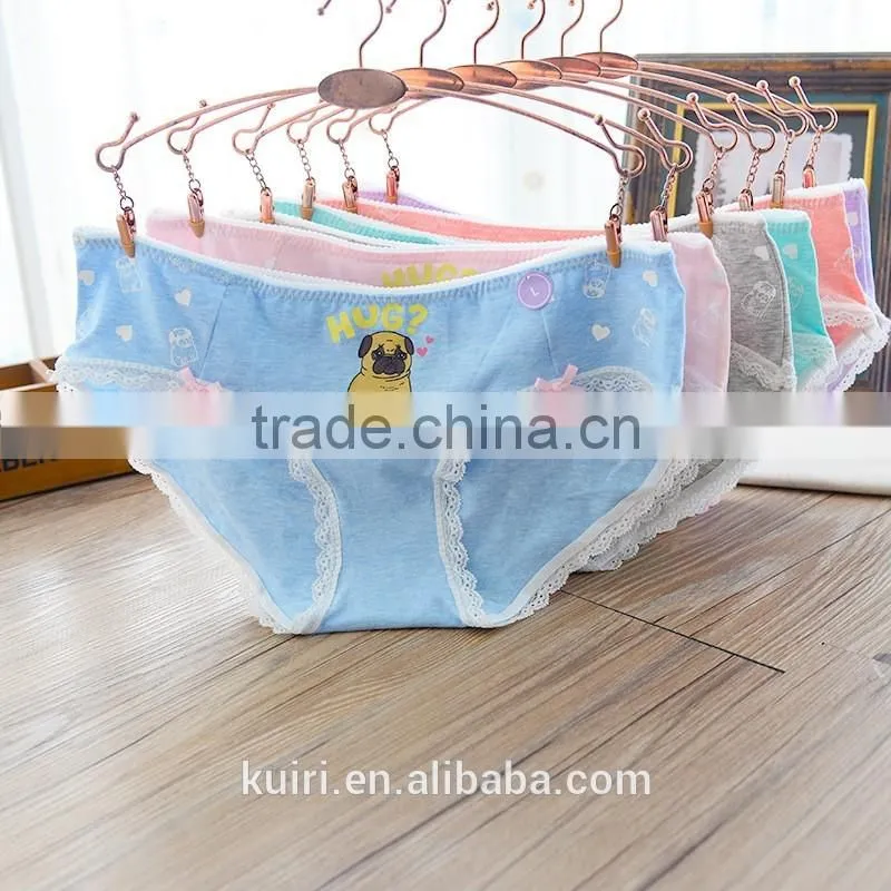 2017 cheap Popular Comfortable Lovely Super Hot Saxy Girls Panty cute briefs underwear 10A